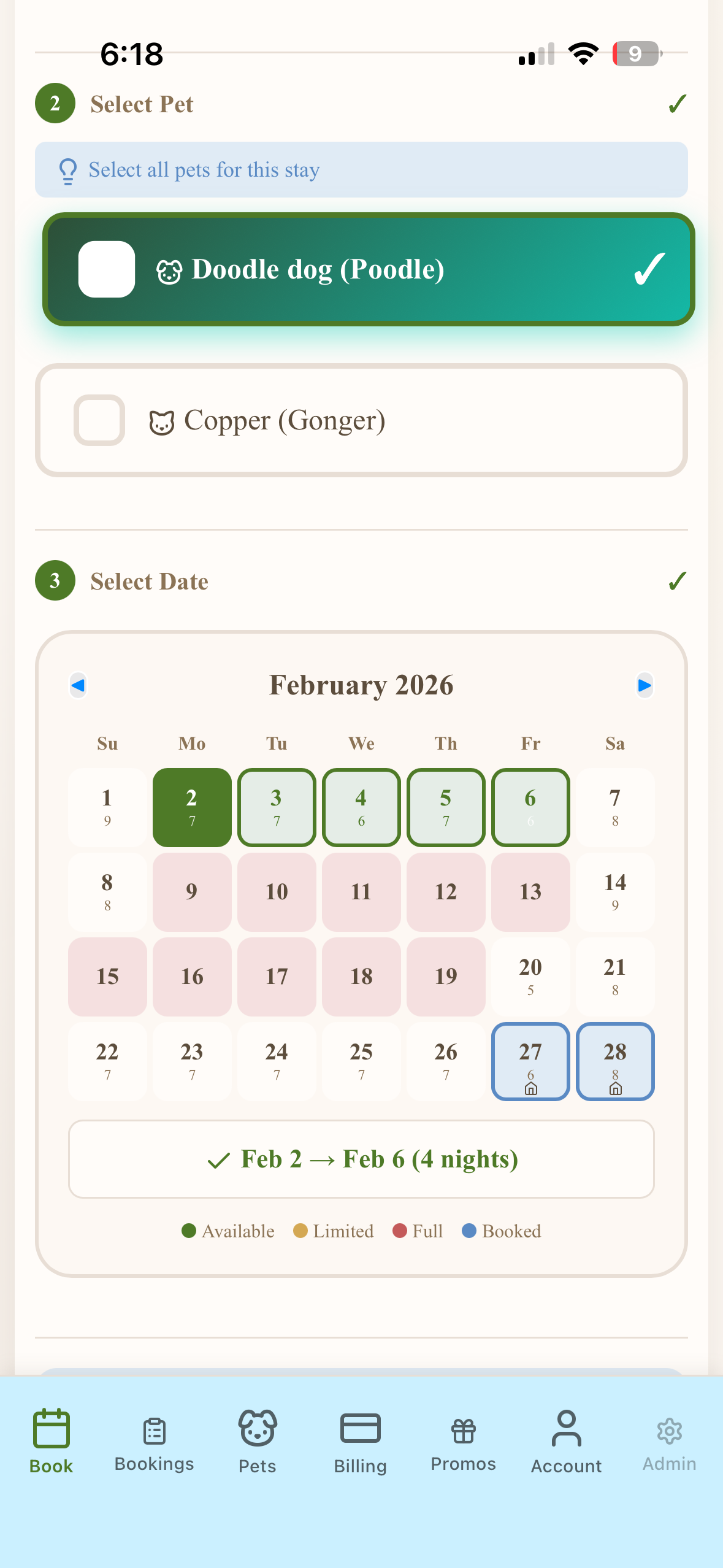 Calendar View