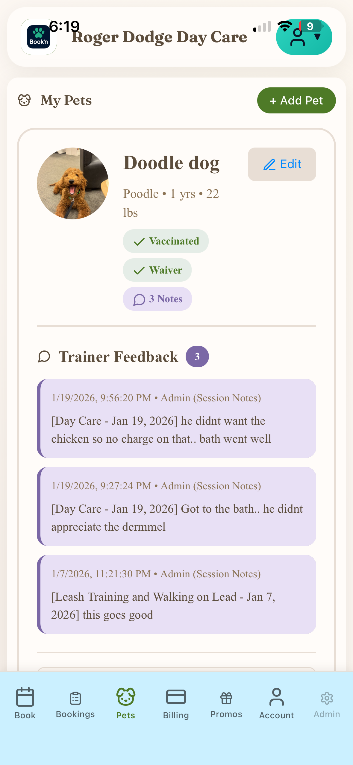 Pet Profiles